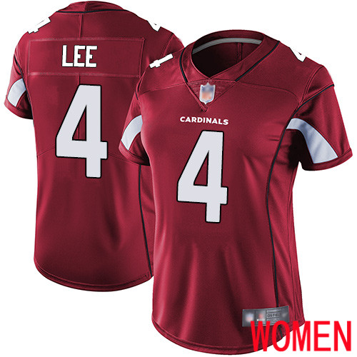 Arizona Cardinals Limited Red Women Andy Lee Home Jersey NFL Football #4 Vapor Untouchable